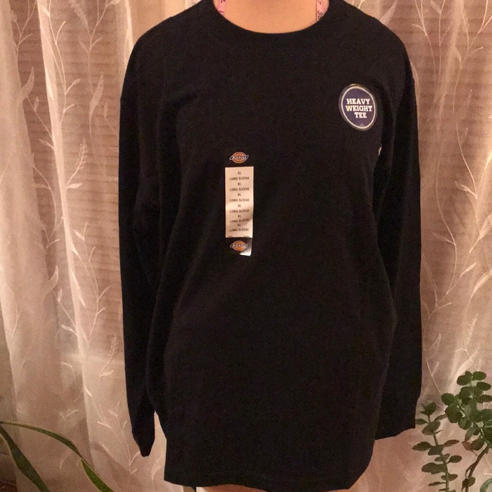 Dickies Black Mens Heavy Weight Tee SZ XL